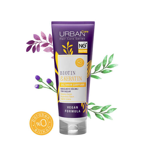 Biotin & Keratin SULFATE-FREE Hair Care Shampoo 250ML - 2