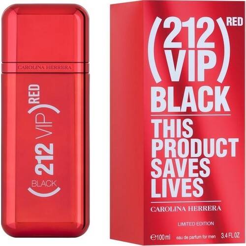 كارولينا هيريرا 212 VIP بلاك ريد إي دي بي 100 مل عطر رجالي - 1