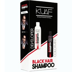 Kuaf White Hair Concealing Black Shampoo - Black Hair Shampoo 250 ML + 250 ML - Anatolia Brands